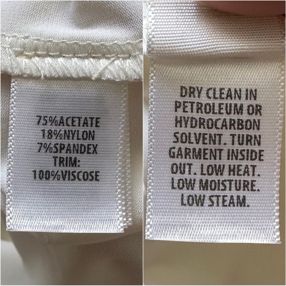 St. John Top Boatneck Short Sleeve Blouse White Black Trim Sz XL NWT New - Picture 6 of 8